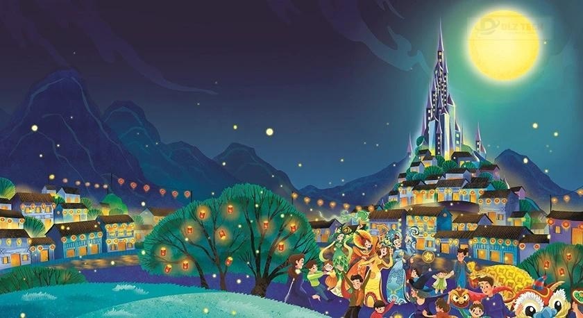 Ảnh background đêm trăng tròn