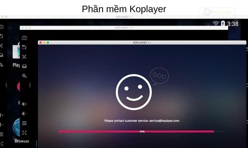 Phần mềm giả lập Android trên Macbook Koplayer