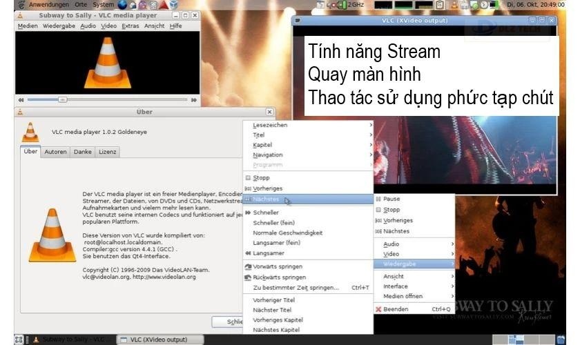 phần mềm quay màn hình laptop VLC