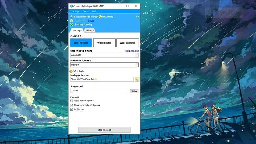 Phần mềm phát wifi Connectify