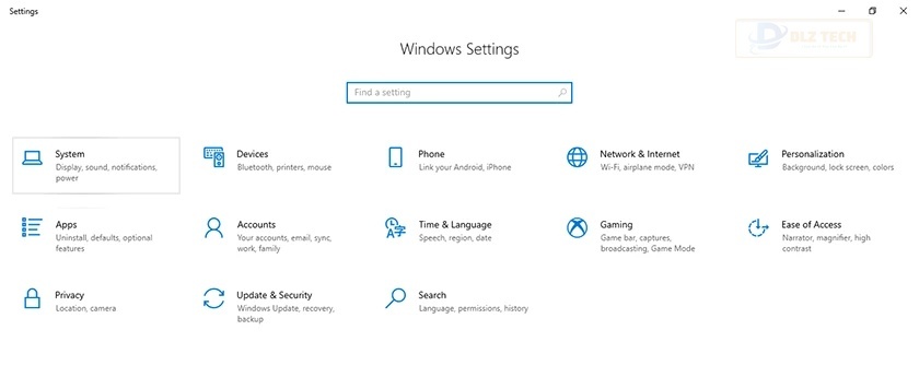 Tắt nguồn máy tính bằng nút Power trên Windows 10