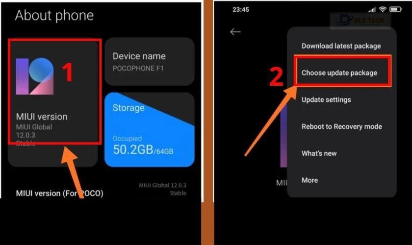 Cách up ROM Xiaomi trên điện thoại mà không cần máy tính
