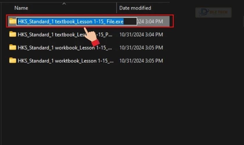 Đổi tên tệp Exe