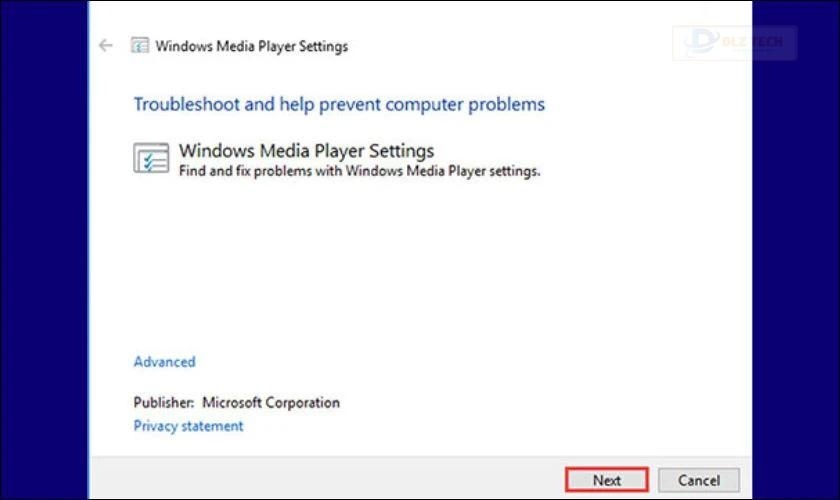 Sửa lỗi Windows Media Player encountered a problem bằng Control Panel