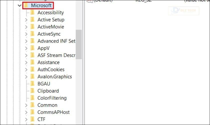 Tìm và chọn Microsoft
