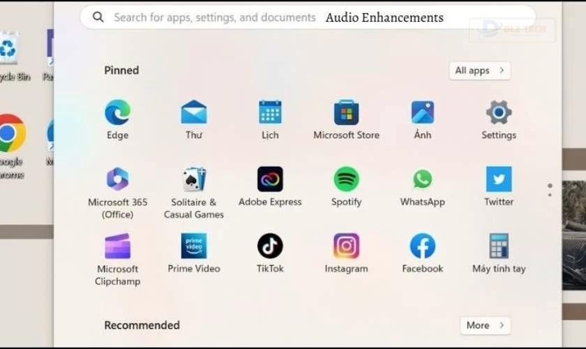 Tìm kiếm Audio Enhancements