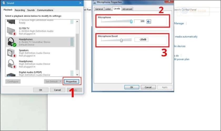 Xử lý âm thanh bị vang trên laptop bằng Micro boost bước 3