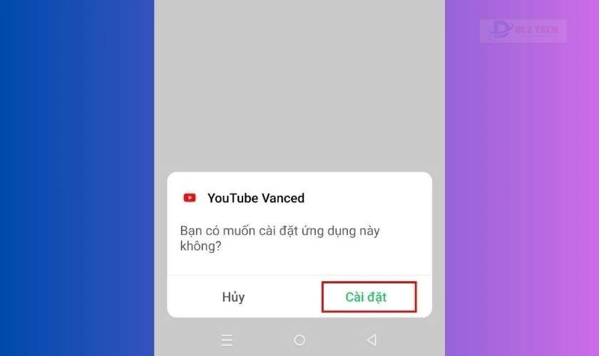 Nhấn chọn Cài đặt để bắt đầu quá trình cài đặt