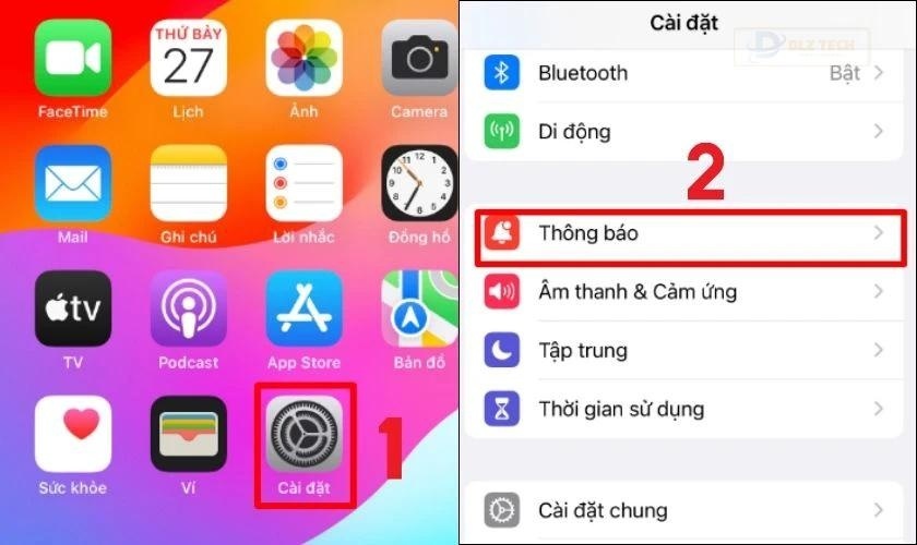 Cấp quyền thông báo cho Zalo