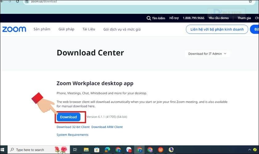 Tải phần mềm Zoom