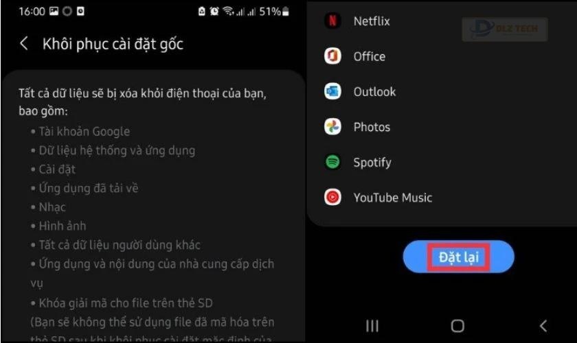 Nhập mật khẩu để đặt lại