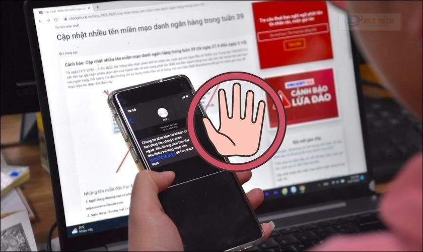 Không ấn vào đường link lạ, chưa được kiểm chứng