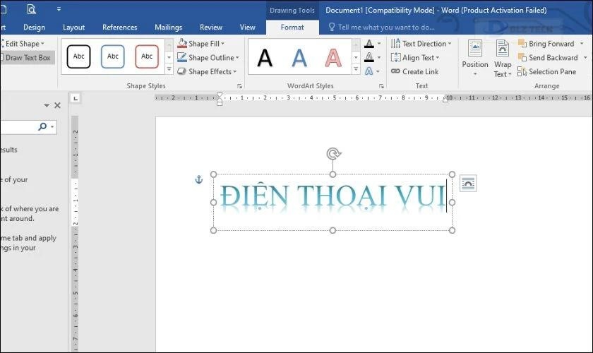 Tạo chữ nghệ thuật trong Word: Hướng dẫn nhanh