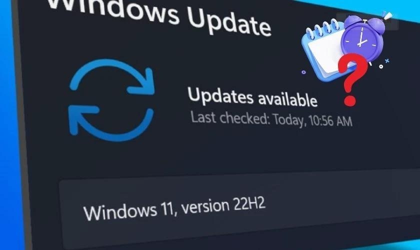 Thời gian cần thiết để cập nhật Windows 11