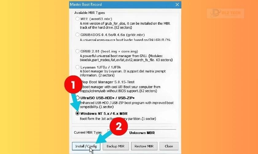 Bấm Install để cho phép quá trình nạp bắt đầu