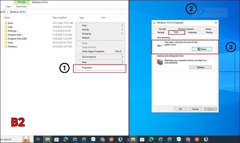 Tự sửa lỗi ổ cứng bằng Error-checking