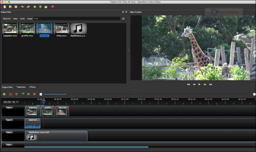 OpenShot - Phần mềm chỉnh sửa video dễ học