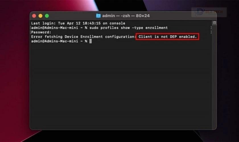 Nhập lệnh và chờ xem kết quả mà hệ thống tìm kiếm được