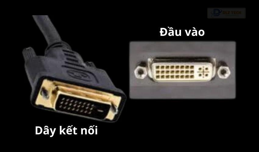 Cổng DVI hỗ trợ kết nối giữa màn hình và máy tính