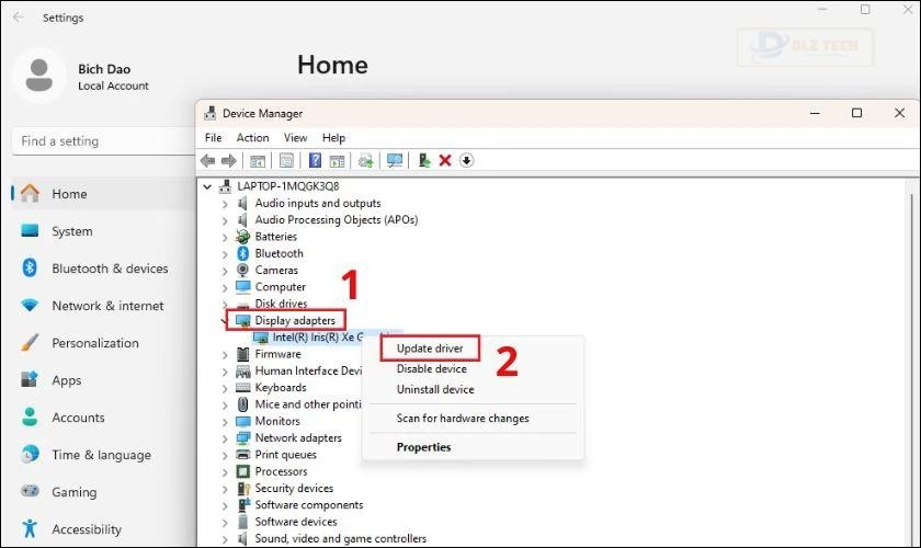Cập nhật Driver nhanh chóng cho laptop