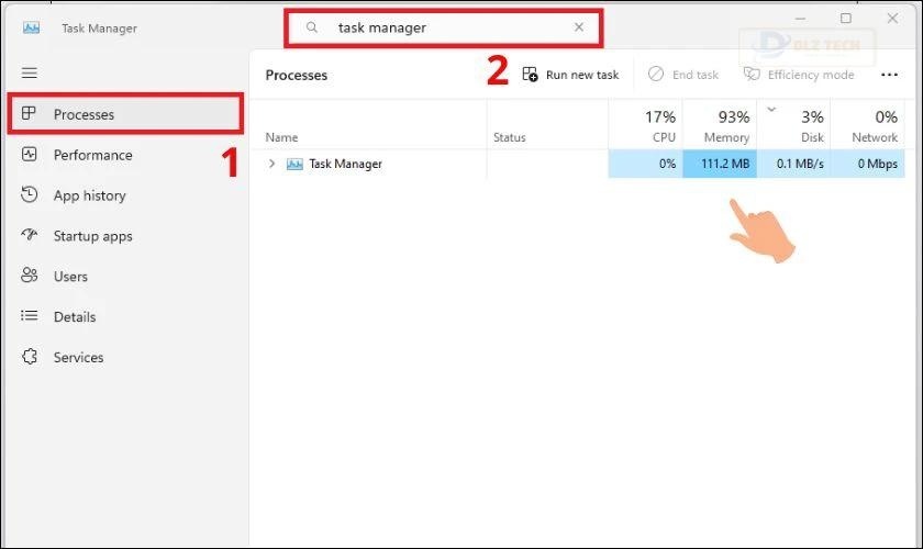 Kiểm tra tình trạng driver qua Task Manager