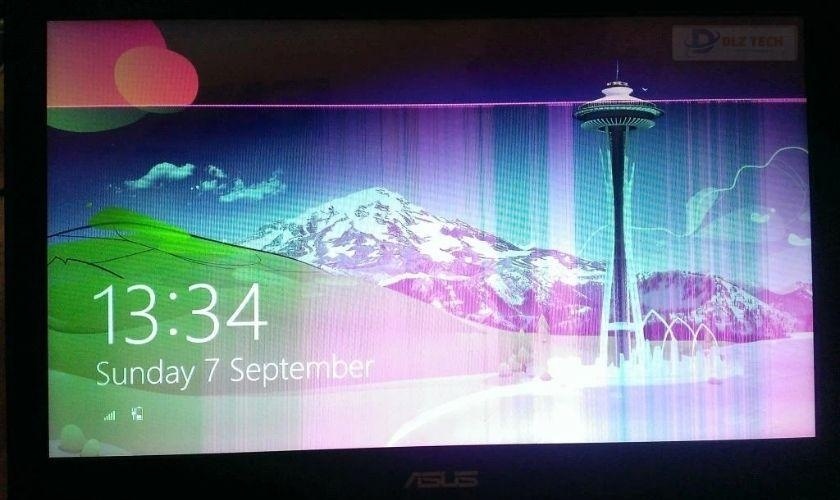 Nguyên nhân màn hình laptop bị sọc ngang nhấp nháy, giật liên tục