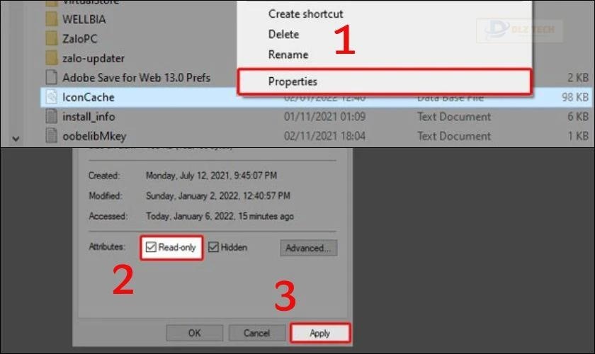 Khắc phục lỗi icon bị đổi thành biểu tượng tờ giấy trắng