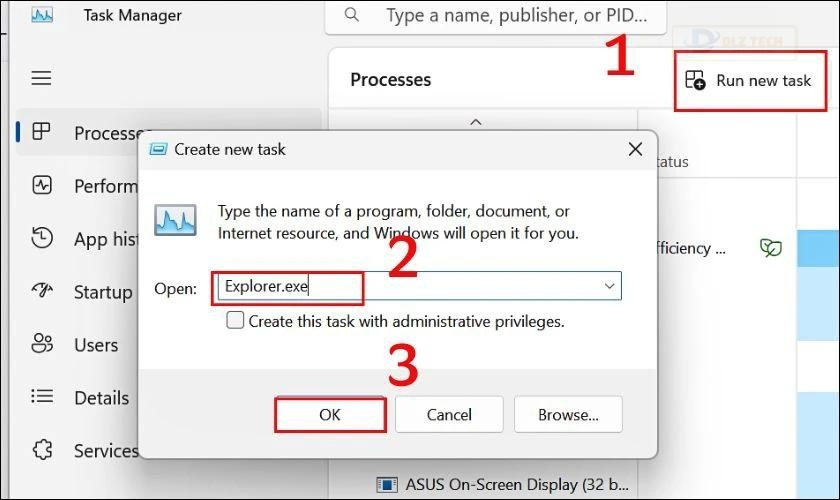Cách sửa lỗi mất hết biểu tượng trên Desktop
