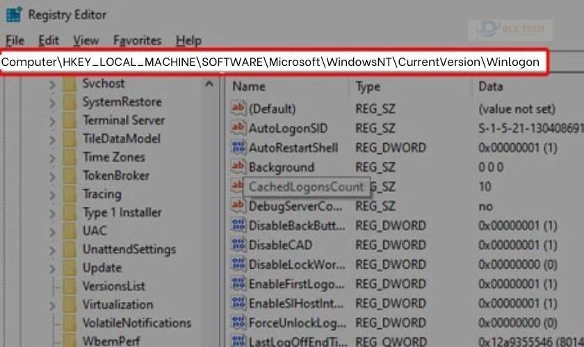 Nhập đoạn lệnh như hình và dán phía sau Computer\