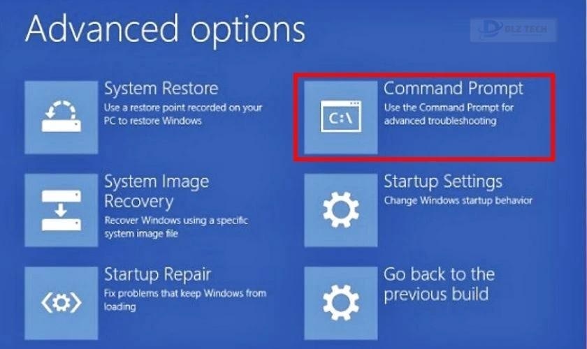 Sau đó tìm chọn Command Prompt