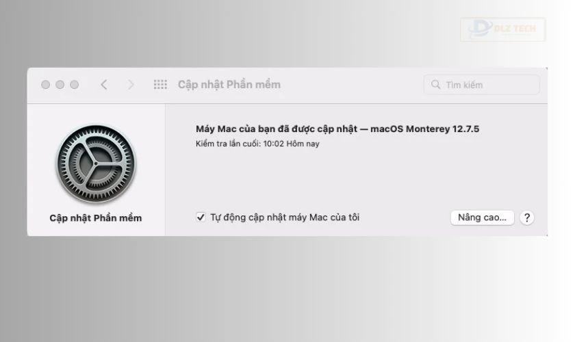 Cập nhật máy lên phần mềm mới nhất của Apple