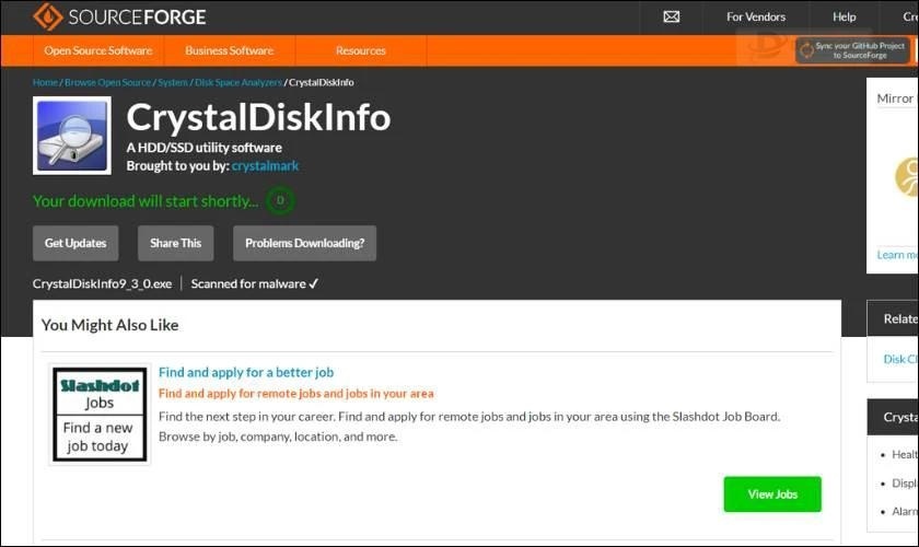 Crystal Disk Info giúp kiểm tra sức khỏe ổ đĩa cứng hiệu quả
