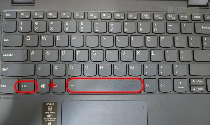 Tắt đèn bàn phím để tiết kiệm pin