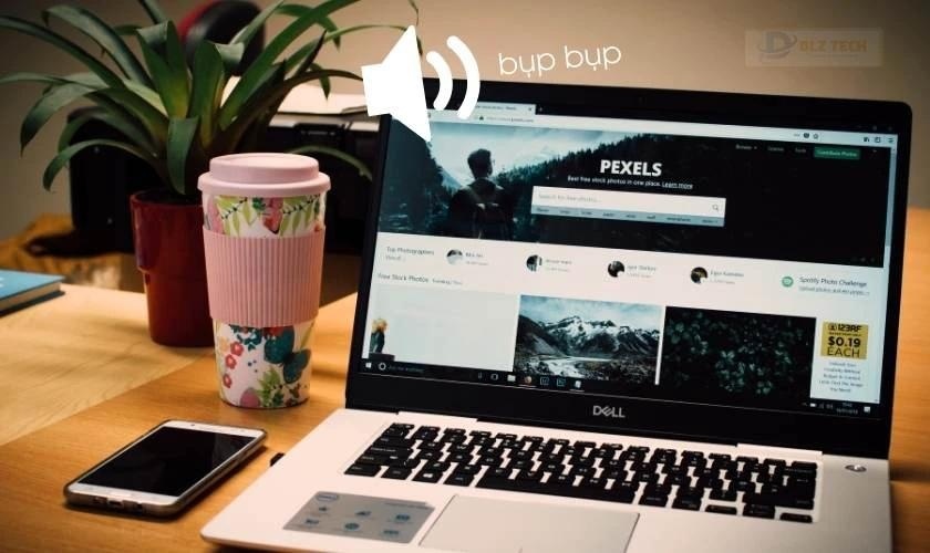 Loa laptop kêu bụp bụp là bị gì?