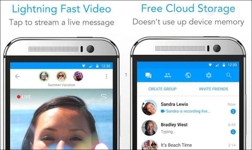 Glide - ứng dụng gửi video ngắn