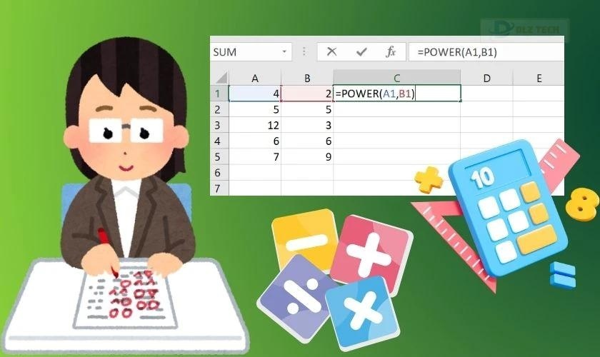 Ứng dụng của hàm Power trong lĩnh vực toán học