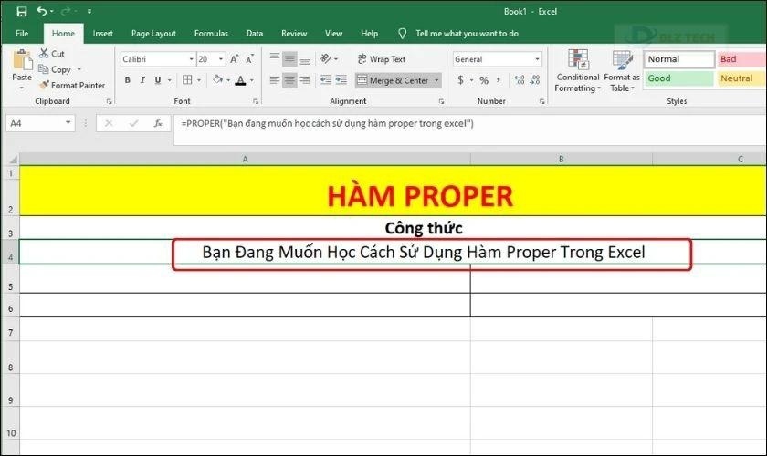 Xem kết quả sau khi nhấn enter
