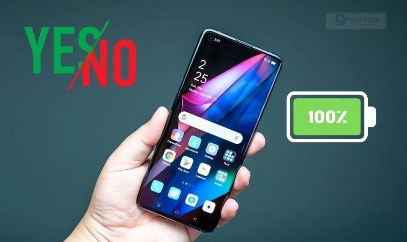 Cài đặt hiển thị phần trăm pin cho thiết bị OPPO