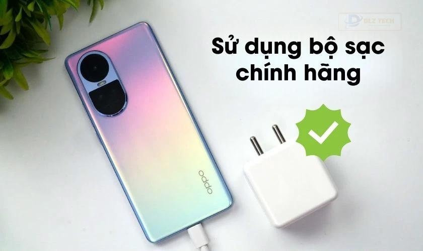 Sử dụng sạc chính hãng để bảo vệ pin điện thoại