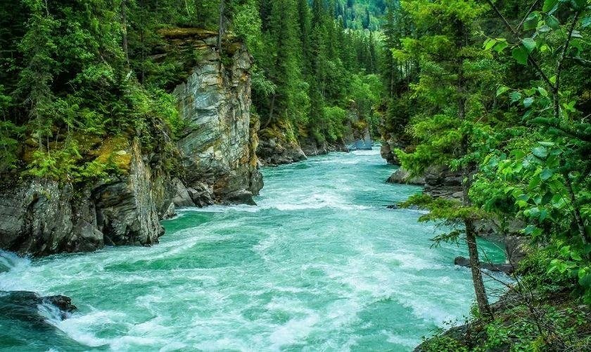 Dòng sông xanh mát