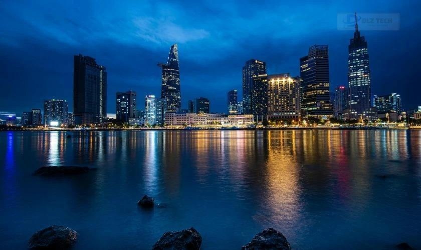 Thành phố lung linh về đêm