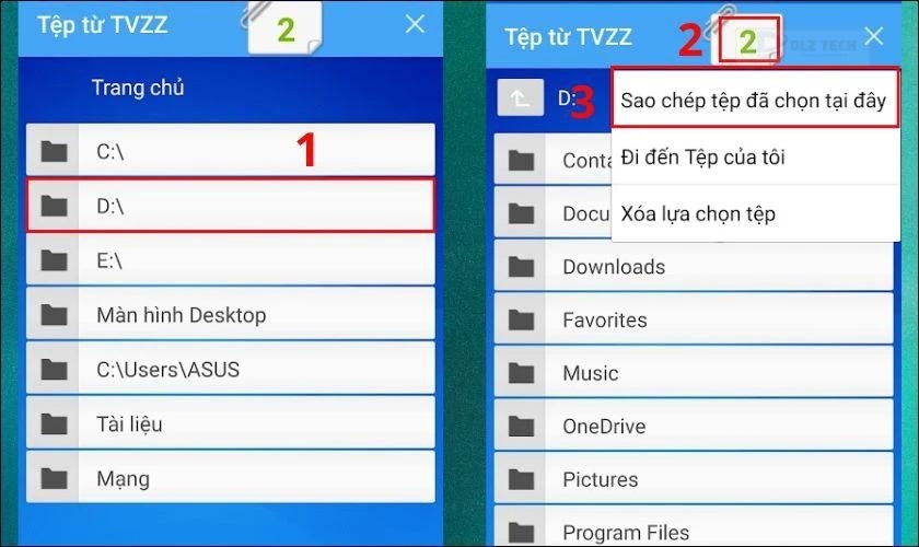 Cách chia sẻ file từ thiết bị di động qua máy tính
