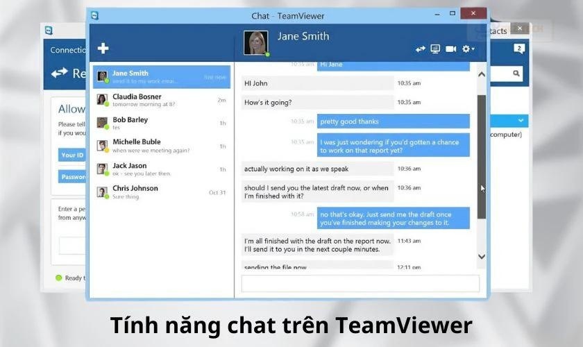 Một số tính năng hỗ trợ khác của TeamViewer