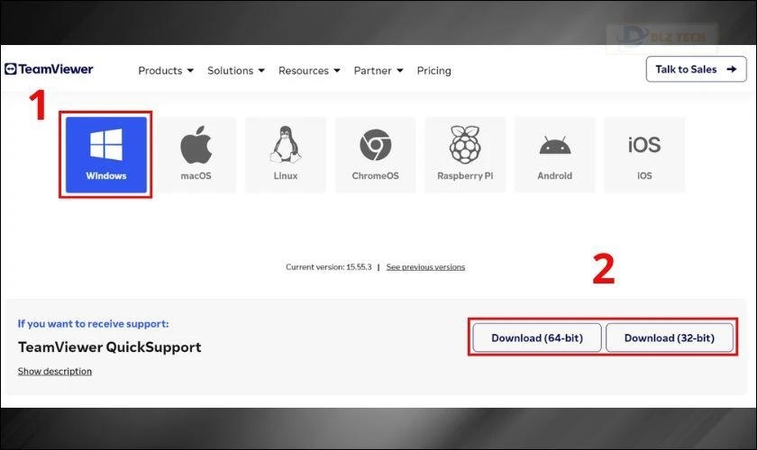 Cách tải TeamViewer cho máy tính Windows