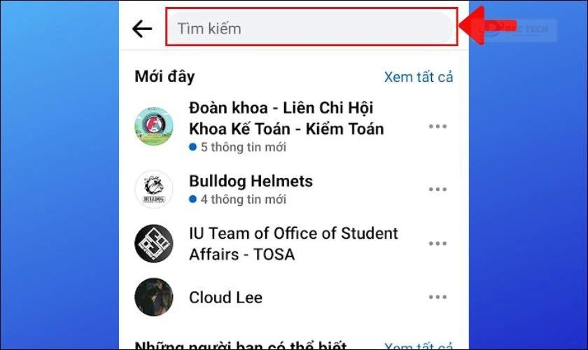 Nhập thông tin tìm kiếm