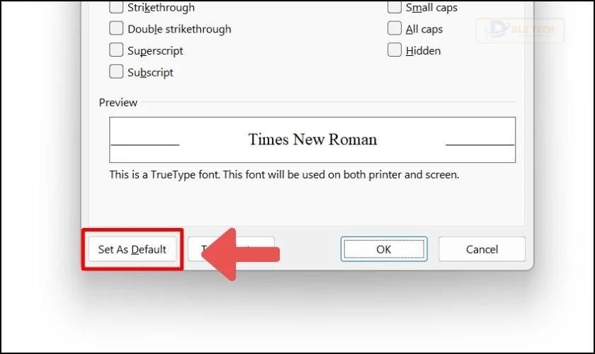 Cách cài Font mặc định cho Word với Windows hiệu quả