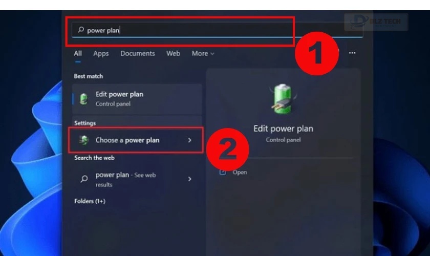 Cách cài đặt máy tính không ngủ Win 11 bước 1