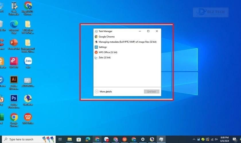 Tìm danh sách các ứng dụng đang dùng camera tại Processes