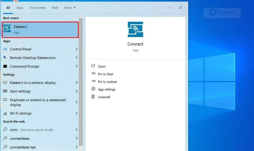 Bước 4: Mở phần mềm Connect