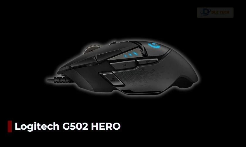 Logitech G502 HERO sở hữu hiệu suất vượt trội